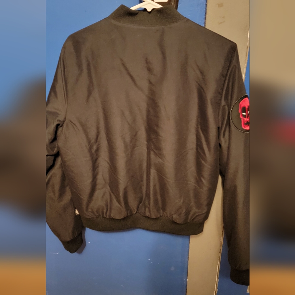 Hot Topic Marvel Deadpool Bomber Jacket - image 3